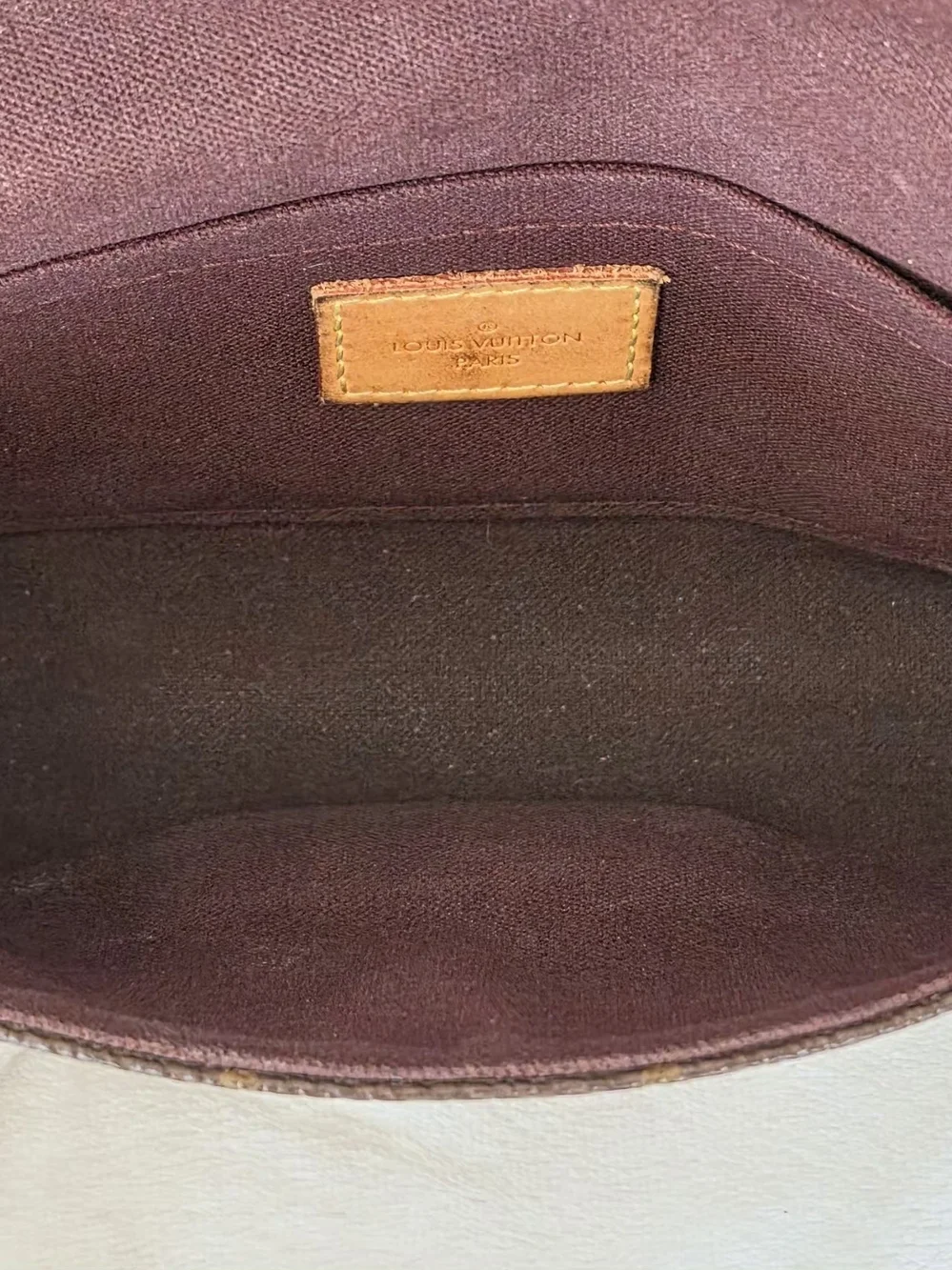 Louis Vuitton Brown Monogram Chain Pochette Shoulder Bag